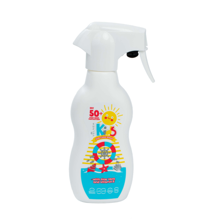 VELNEA KIDS SUN Спрей за тяло с алое вера SPF50+, 250мл