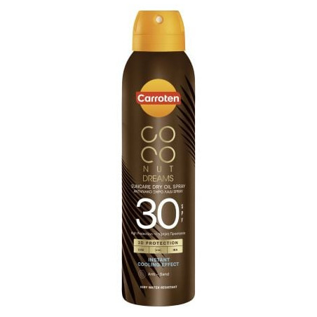 CARROTEN COCONUT DREAMS Слънцезащитно олио-спрей SPF 30, 150 мл