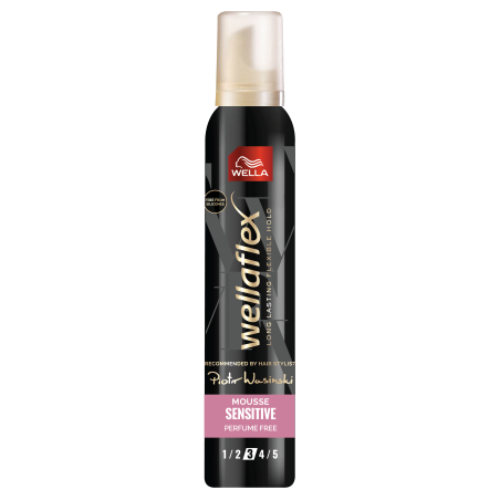 WELLAFLEX BLACK Пяна за коса сензитив, 200мл.