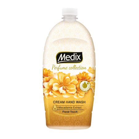 MEDIX PERFUME COLLECTION Floral Touch Течен сапун пълнител, 800 ml