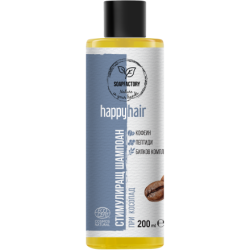SOAPFACTORY Happyhair Стимулиращ шампоан при косопад, 200 мл.