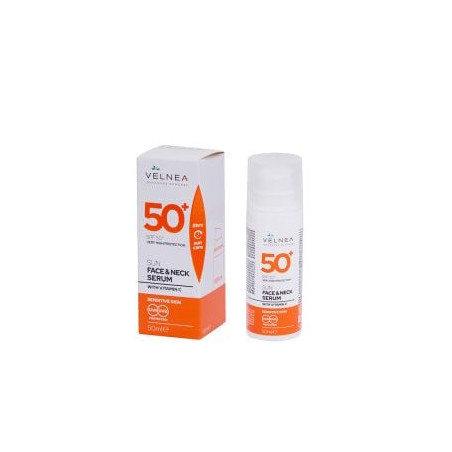 VELNEA SUN Слънцезащитен серум за лице и шия SPF50, 50мл
