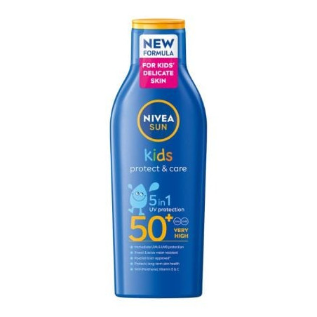 NIVEA Sun Детски слънцезащитен лосион SPF 50+, 200 ml
