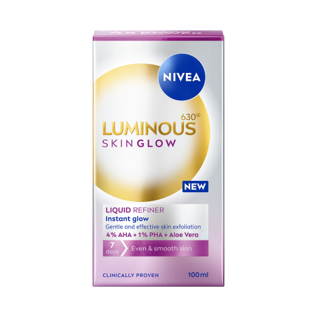 NIVEA Luminous Skin Glow Пилинг с киселини, 100 ml