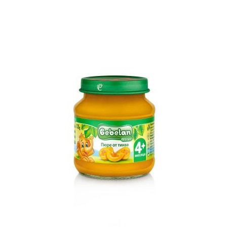 BEBELAN БИО пюре от Тиква 4+м, 125г