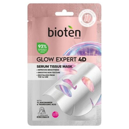 BIOTEN GLOW EXPERT 4D Лист маска 1БР