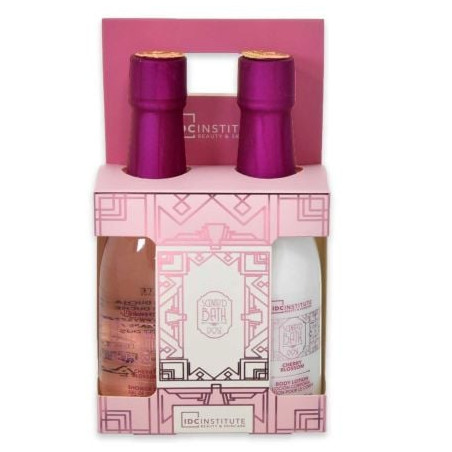IDC SCENTED BATH ROSE CHAMPAGNE Подаръчен комплект 2 части