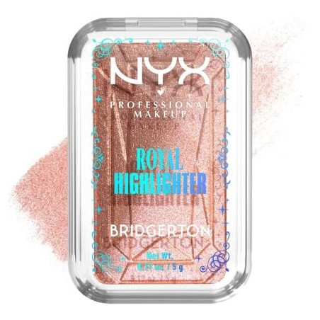 NYX PROFESSIONAL MAKEUP BRIDGERTON ROYAL IRIDESCENT PEACH Хайлайтър 01