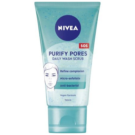 NIVEA Purify Pores Дълбоко почистващ гел,150 мл