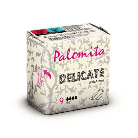 PALOMITA DAY DELICATE Дамски превръзки WITH AROMA, 9 бр.