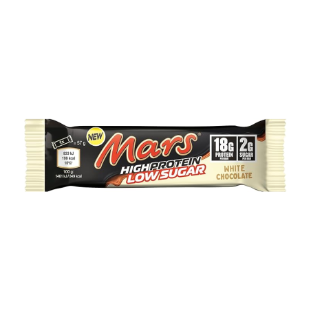 Mars Hi Protein Bar Low Sugar - White Chocolate - Протеинов Бар | 55g