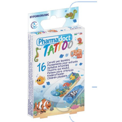 Pharmadoct tattoo oкеан пластир х16 броя