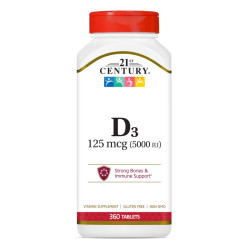 21st Century Vitamin D3 125mcg (5000IU) - Tabs - Витамин D | 110 tabs