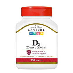21st Century Vitamin D3 25mcg (1000IU) - Tabs - Витамин D | 110 tabs