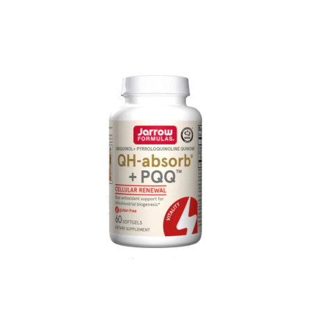 Jarrow Formulas Ubiquinol+PQQ - QH-absorb® + PQQ™ - Убихинол | 30 sgels