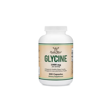 Glycine/ Глицин, 300 капсули Double Wood
