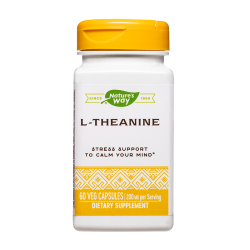 L-Theanine - Л-Теанин, 60 капсули Nature’s Way