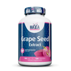 HAYA LABS Grapeseed Extract 100mg. / 120 caps.