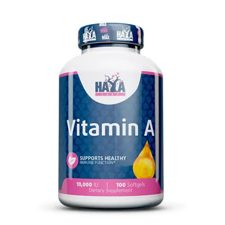 HAYA LABS Vitamin A 10,000 IU / 100 Softgels