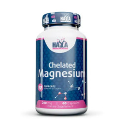 HAYA LABS Chelated Magnesium 200mg. / 60caps.