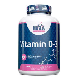 HAYA LABS Vitamin D-3 / 1000 IU / 250 Softgels