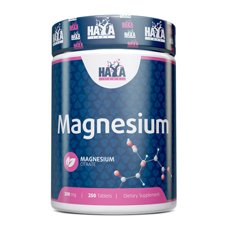 HAYA LABS Magnesium Citrate 200mg / 250 Tabs.