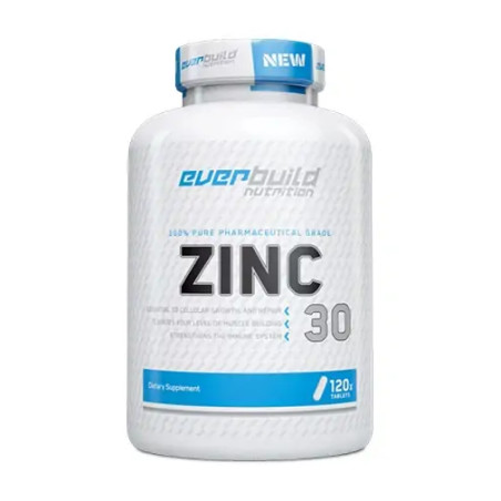 EVERBUILD Zinc Bisglycinate 30mg / 120 Tabs