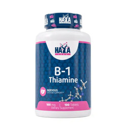 HAYA LABS Vitamin B-1 / Thiamine / 100 mg / 100 Tabs