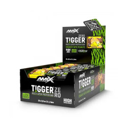 AMIX TIGGER® Zero bar Box / 20x60 g / Vanilla - Caramel