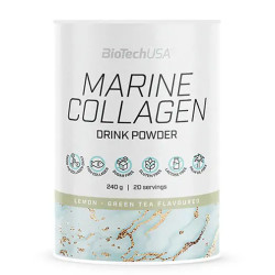 BIOTECH USA Marine Collagen Drink Powder / Lemon and Green Tea / 0.24g.