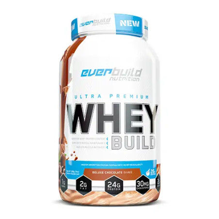EVERBUILD Ultra Premium Whey Protein Build / Chocolate & Hazelnuts Shake / 0.908g.