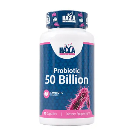 HAYA LABS Probiotic 50 Billion / Symbiotic Complex / 30 Caps