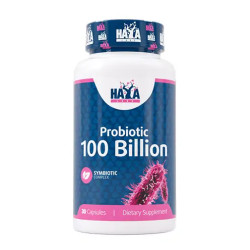 HAYA LABS Probiotic 100 Billion / Symbiotic Complex / 30 Caps