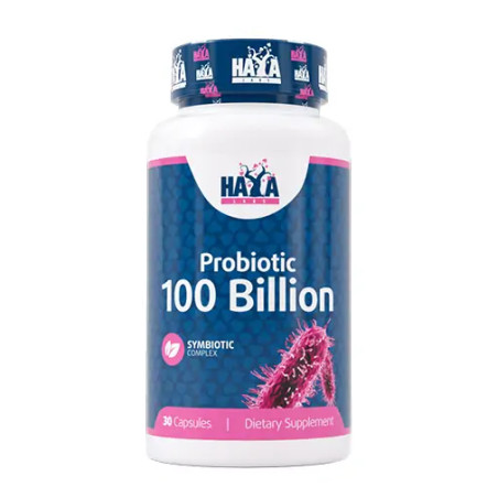 HAYA LABS Probiotic 100 Billion / Symbiotic Complex / 30 Caps