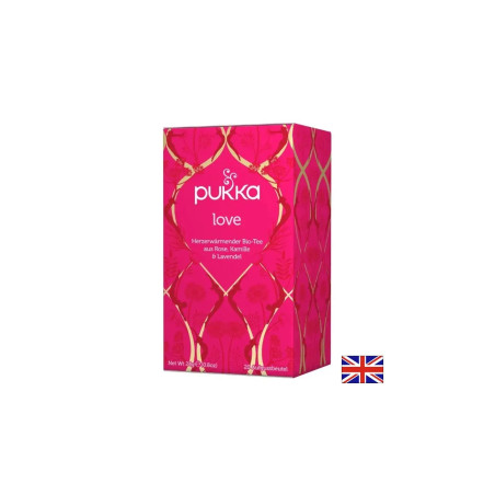 Билков Био чай Pukka love, 20 филтърни пакетчета