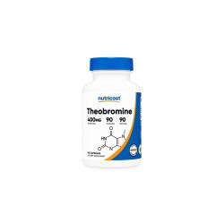 Сърдечносъдова и дихателна система - Теобромин (Theobromine), 400 mg x 90 капсули Nutricost