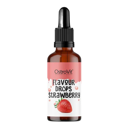 OstroVit Овкусяващи капки с аромат на ягода (185 дози) 30 ml
