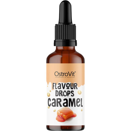 OstroVit Овкусяващи капки с аромат на карамел (185 дози) 30 ml