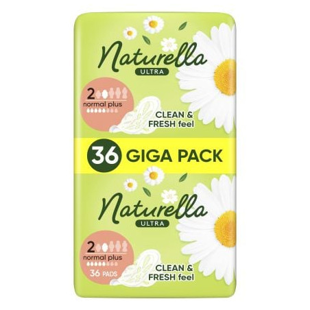 NATURELLA Нормал +, дамски превръзки, GP, 36 бр.