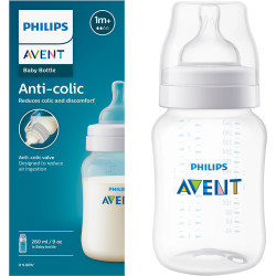 Шише Philips-Avent Classic Anti-colic, 260 мл, PP, 1м+