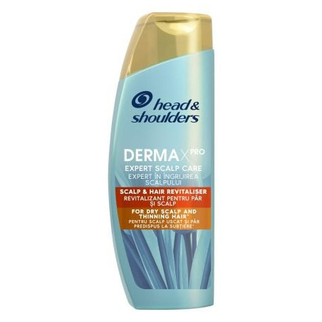 HEAD & SHOULDERS DermaXPro Подсилващ, шампоан против пърхот, 300 мл