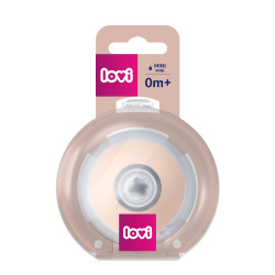 Силиконов биберон за хранене Lovi Mammafeel, MINI, 0м+