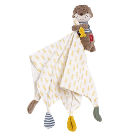 babyFEHN - Кърпа (муселин) за гушкане Видра Otter Theo, 37см
