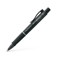 Химикалка Faber-Castell Poly Ball View - Черна