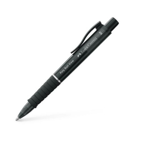 Химикалка Faber-Castell Poly Ball View - Черна