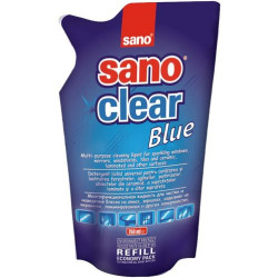 Препарат за прозорци Sano - Clear Blue, 750 ml