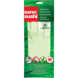 Домакински ръкавици с алое вера Sano - Sushi, размер М