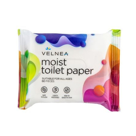 VELNEA Влажна тоалетна хартия, 60бр