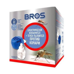 Ел. изпарител + течен пълнител против комари BROS