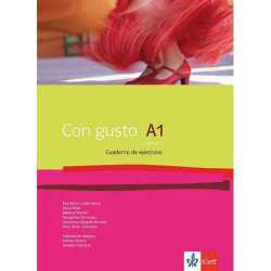 Con gusto A1 - Tomo 1: Cuaderno de ejercicios / Тетрадка по испански език - ниво А1: Част 1. Учебна програма 2025/2026 (Клет)